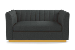 Nora Apartment Size Sofa :: Leg Finish: Natural / Size: Apartment Size - 74&quot;w