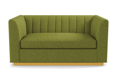 Nora Apartment Size Sofa :: Leg Finish: Natural / Size: Apartment Size - 74&quot;w