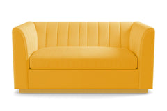 Nora Apartment Size Sofa :: Leg Finish: Natural / Size: Apartment Size - 74&quot;w