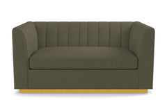 Nora Apartment Size Sofa :: Leg Finish: Natural / Size: Apartment Size - 74&quot;w