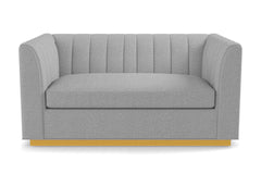 Nora Apartment Size Sofa :: Leg Finish: Natural / Size: Apartment Size - 74&quot;w