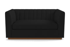 Nora Loveseat :: Leg Finish: Pecan / Size: Loveseat - 62&quot;w