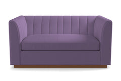 Nora Apartment Size Sofa :: Leg Finish: Pecan / Size: Apartment Size - 74&quot;w