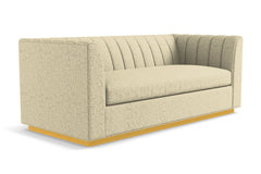 Nora Queen Size Sleeper Sofa Bed :: Leg Finish: Natural / Sleeper Option: Deluxe Innerspring Mattress