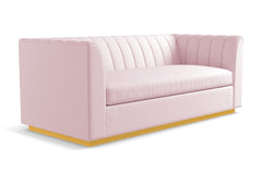 Nora Queen Size Sleeper Sofa Bed :: Leg Finish: Natural / Sleeper Option: Memory Foam Mattress