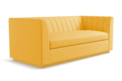 Nora Queen Size Sleeper Sofa Bed :: Leg Finish: Natural / Sleeper Option: Deluxe Innerspring Mattress