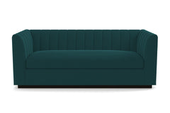 Nora Queen Size Sleeper Sofa Bed :: Leg Finish: Espresso / Sleeper Option: Deluxe Innerspring Mattress
