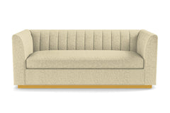 Nora Queen Size Sleeper Sofa Bed :: Leg Finish: Natural / Sleeper Option: Deluxe Innerspring Mattress