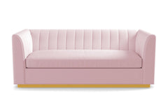 Nora Queen Size Sleeper Sofa Bed :: Leg Finish: Natural / Sleeper Option: Deluxe Innerspring Mattress