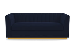 Nora Queen Size Sleeper Sofa Bed :: Leg Finish: Natural / Sleeper Option: Memory Foam Mattress