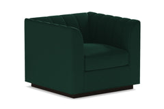 Nora Swivel Chair :: Leg Finish: Espresso