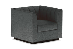Nora Swivel Chair :: Leg Finish: Espresso
