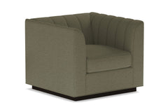 Nora Swivel Chair :: Leg Finish: Espresso