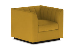 Nora Swivel Chair :: Leg Finish: Espresso