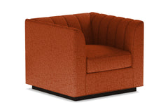 Nora Swivel Chair :: Leg Finish: Espresso