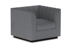 Nora Swivel Chair :: Leg Finish: Espresso