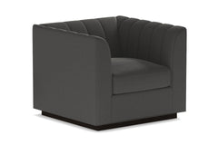 Nora Swivel Chair :: Leg Finish: Espresso