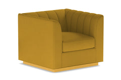 Nora Swivel Chair :: Leg Finish: Natural