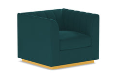Nora Swivel Chair :: Leg Finish: Natural