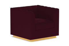 Nora Swivel Chair :: Leg Finish: Natural