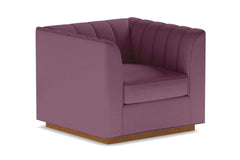Nora Swivel Chair :: Leg Finish: Pecan