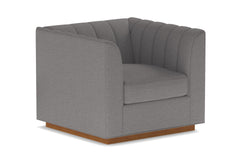 Nora Swivel Chair :: Leg Finish: Pecan