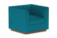 Nora Swivel Chair :: Leg Finish: Pecan