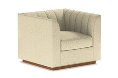 Nora Swivel Chair :: Leg Finish: Pecan
