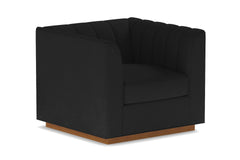 Nora Swivel Chair :: Leg Finish: Pecan