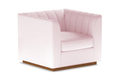 Nora Swivel Chair :: Leg Finish: Pecan