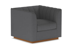 Nora Swivel Chair :: Leg Finish: Pecan