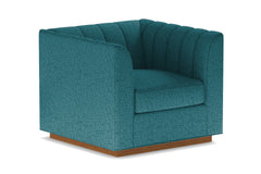 Nora Swivel Chair :: Leg Finish: Pecan