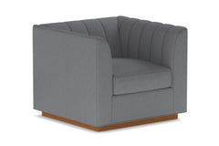 Nora Swivel Chair :: Leg Finish: Pecan