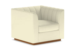 Nora Swivel Chair :: Leg Finish: Pecan