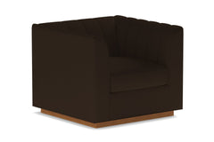 Nora Swivel Chair :: Leg Finish: Pecan