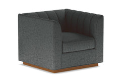 Nora Swivel Chair :: Leg Finish: Pecan