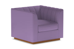 Nora Swivel Chair :: Leg Finish: Pecan