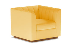Nora Swivel Chair :: Leg Finish: Pecan