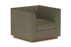 Nora Swivel Chair :: Leg Finish: Pecan