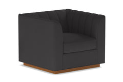 Nora Swivel Chair :: Leg Finish: Pecan