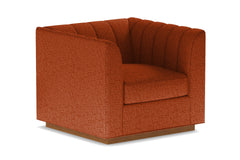 Nora Swivel Chair :: Leg Finish: Pecan
