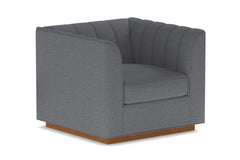 Nora Swivel Chair :: Leg Finish: Pecan