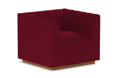 Nora Swivel Chair :: Leg Finish: Pecan