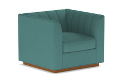 Nora Swivel Chair :: Leg Finish: Pecan