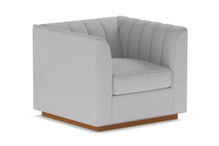 Nora Swivel Chair :: Leg Finish: Pecan