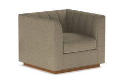 Nora Swivel Chair :: Leg Finish: Pecan