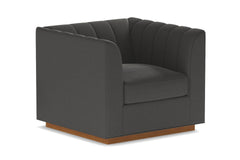 Nora Swivel Chair :: Leg Finish: Pecan