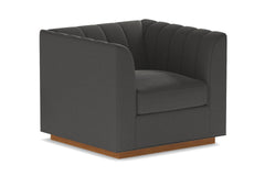 Nora Swivel Chair From Kyle Schuneman :: Leg Finish: Pecan