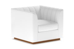 Nora Swivel Chair :: Leg Finish: Pecan