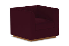 Nora Swivel Chair :: Leg Finish: Pecan